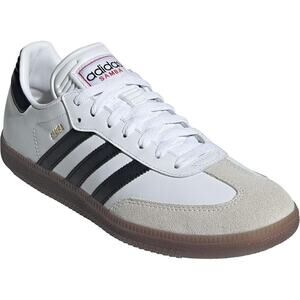 NWT adidas Unisex Samba Indoor Sneaker, White/Black/Vivid Red, 8 US Men 